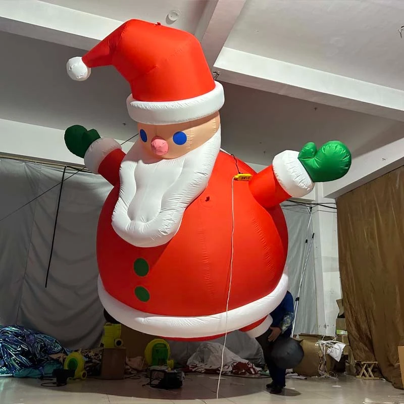 Decorazione gonfiabile di Babbo Natale