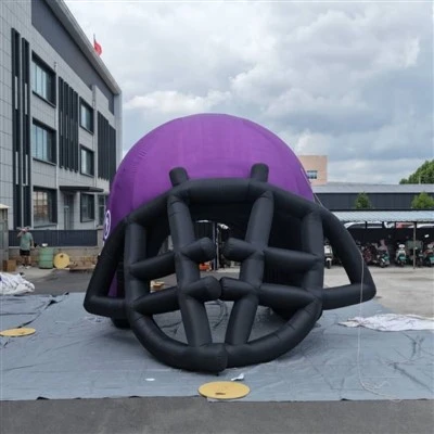 Tunnel per casco da football gonfiabile personalizzato