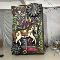 Parete gonfiabile del fumetto